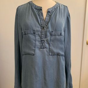 Denim 100% tencel top